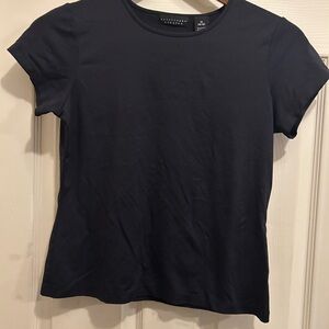 Apostrophe Black crew neck  Short Sleeve Tee - size M